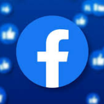Facebook app logo and social networking platform interface