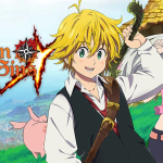 The Seven Deadly Sins Grand Cross anime style mobile game battle screen
