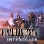 Final Fantasy VII Remake Intergrade action RPG game showing Cloud character with sword and high quality graphics on PC and PlayStation